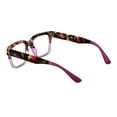 thumbnail image 4 of V.W.E. Women Bold Square Progressive Reading Glasses - Clear on Top Reader - AR coating Z123 +3.25, 4 of 4