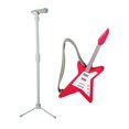 thumbnail image 4 of 2x1:12 Juego de Guitarra Y Micrófono para Casa de Muñecas, Juguetes de Accesorios de Fiesta, Juego de Simulación de Escena de Vida, Decoración de Sala CUTICAT Micrófono de casa de muñecas, 4 of 8