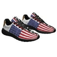 thumbnail image 6 of Illinois And American flag Shoes Sneakers for Women Men Black Size 3.5, 6 of 7