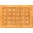 thumbnail image 1 of Ahgly Company Indoor Rectangle Checkered Orange Modern Area Rugs, 7' x 10', 1 of 4
