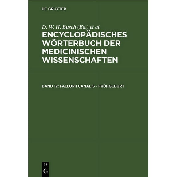 Fallopii Canalis - FrÃ¼hgeburt, (Hardcover)