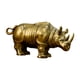 thumbnail image 5 of Estatua hecha a mano, colección de esculturas de animales, artesanías de escultura artística, figuritas de animales para decoración de escritorio L Soledad Estatua de rinoceronte, 5 of 10