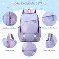 thumbnail image 3 of Laptop School Bag Backpack，Fashion Lightweight Travel Shoulder Bookbags，Primary School Season Gift 3 PCS, 3 of 5