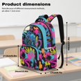 thumbnail image 6 of SCRAWLGOD Tractor Splash Pattern Lightweight Backpack Large Capacity 17 inch Laptop Bag for Teen Girls Boys Multi-Pocket Daypack Portable School Backpack, 6 of 7