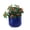 Dark Blue, variant on Mdj Pottery Cyan Geometric Ceramic Clay Planter Set of 1, 16.14 inch Breathable Pot with Drainage Hole for Indoor Outdoor Monstera Decor
