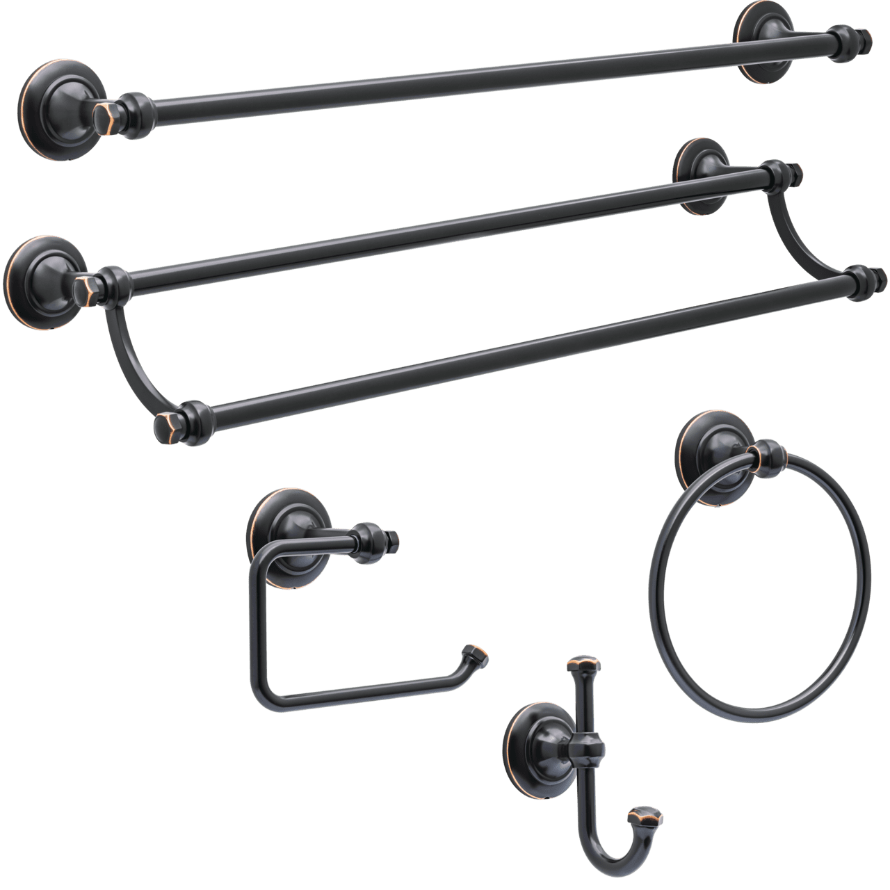 Better Homes & Gardens Holbrook Bathroom Toilet Paper Holder, Oil Rubbed Bronze