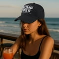 thumbnail image 2 of Trump 2028 Hat Make America Great Again Baseball Cap Donald Trump Take America Back Patriotic USA Adjustable Baseball Hat for Men Women(Black), 2 of 6