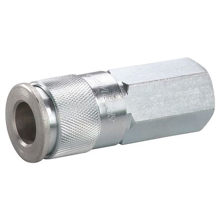Faucet Quick Coupler - Speedaire 30E528 Brass/Steel Quick Coupler Body 250 psi