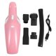 thumbnail image 1 of USB Charging Mini Handheld Duster Collector Vacuum Cleaner Dust Cleaner Wet And Dry Dual Use for Car R-6054 (Pink), 1 of 3