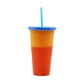 thumbnail image 2 of Vasos reutilizables Cheers.US de 720 ml que cambian de color, con tapa y pajita. Vaso mágico de colores sin BPA, con limpiador de pajitas y cepillo de esponja., 2 of 7