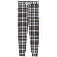 thumbnail image 6 of Men's Plaid Pajama Joggers Elastic Drawstring Waist Sleep Pants Casual Loungewear Bottoms with Side Pockets, 6 of 7