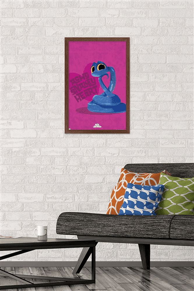 Netflix Back to the Outback - Achy Snakey Heart Wall Poster, 14.725" x 22.375", Framed