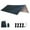 Black, variant on Wind Tour Portable Multifunctional Tent Footprint Traveling Awning Backpacking Tarp Rain Fly Tarp Tent Waterproof Shelter Outdoor Camping Tarp Sun Shelter for Hiking, Beach