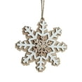 thumbnail image 2 of PRETXORVE Christmas Decor, Christmas Tree Decorations, Wooden Christmas Snowflake Decoration Pendants Suitable for Christmas Trees, Doors, and Fireplaces, 2 of 6