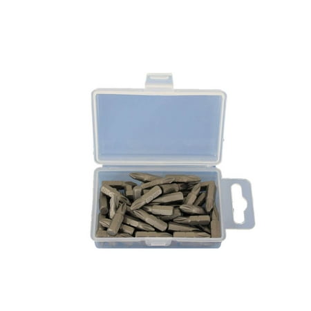 Square Recess Insert Screwdriver Bits - TEMO 50 pc PH2 Phillips Screwdriver Impact Ready 1 inch (25mm) Length Insert Bits hex shank with quick release slot