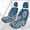 Blue Boho Mandala, variant on chaqlin Blue Boho Mandala UTV seat Covers Waterproof Easy Installation Seat Cover with Headrest Covers Outdoor Seat Cover Set Compatible with Rhino 700 660 450 2004-2021