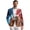 American Flag Racing Horse, variant on Chririnla Racing Horse Print Mens Casual Suit Blazer Lightweight American Flag Sport Coats Business Suit Jacket for Kentucky Derby Party