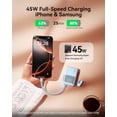 thumbnail image 5 of INIU Portable Charger, Ultra Mini 10000mAh 45W Fast Charging with Detachable Cable, Flight-Safe Travel USB C Power Bank for iPhone 17 16 Samsung S26, Google Pixel iPad etc, Green, 5 of 7