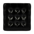 thumbnail image 3 of Butler Leon Pouf en Cuir Noir, 3 of 7