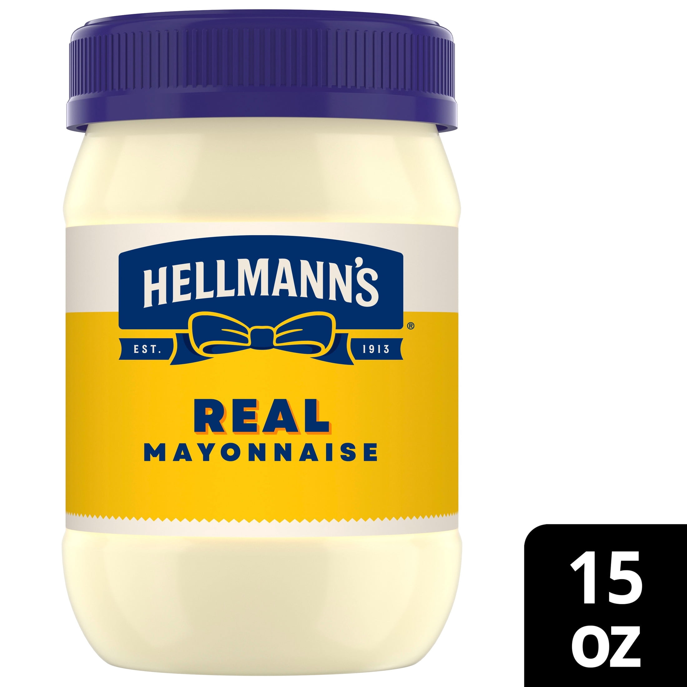 Hellmann's Real Mayonnaise For A Creamy Sandwich Spread Or Condiment Classic, Made with Real Simple Ingredients ,15 fl oz