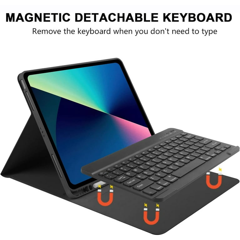 for iPad Air 13-inch M2 2024 A2898 A2899 A2900 Case with Bluetooth