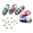 thumbnail image 4 of Accesorios para decoración de uñas coreanos, joyas de perlas con forma de AB de fondo plano, joyas de concha de perla japonesa que no se decoloran, 4 of 5