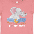 thumbnail image 4 of Inktastic I Love My Aunt Cute Elephants with Moon and Stars Boys or Girls Baby T-Shirt, 4 of 5