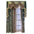 thumbnail image 5 of Olive Green Chocolate Brown Embroidery Stitching Velvet Gilt Curtains for Living Room Bedroom French Window Villa Customized, 5 of 5