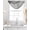 Grey, variant on Marble Grey Sheer Waterfall Valance Curtains for Window, Modern Abstract Ink Painting Luxury Rod Pocket Sheer Topper Swag Curtains for Living Room, Kitchen 38.5"W x 47.2"L, 2 Panels