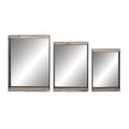 thumbnail image 6 of DecMode 24", 28", 32"H Beige Wall Mirror, Set of 3, 6 of 8