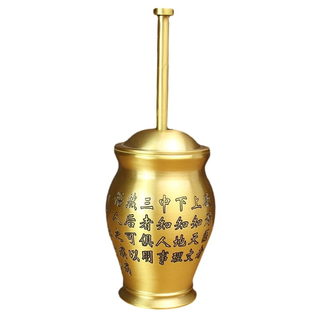 Molinillo de especias pequeño de mortero y maja, utensilios de cocina, molinillo manual, mortero de cobre y maja, triturador de ajos para triturar y
