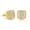 Gold, variant on Sterling Silver Earrings,Square Hollowing Earrings Silver,Personality Hip Hop 925 Sterling Silver Earrings,Silver