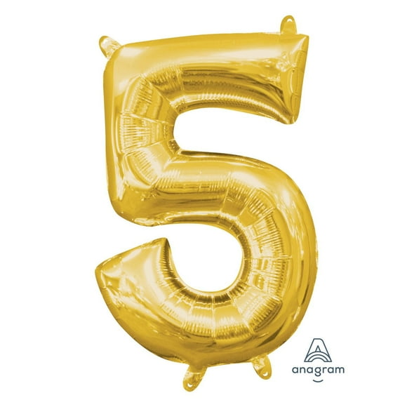 Anagram International Party Eh! Gold Mini "0" Banner, Includes one piece