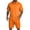 Saffron, variant on Men's Casual Lightweight Breathable Short Sleeve Collared Shirt and Drawstring Shorts Set Summer Beach Vacation Outfits Army Green L
