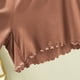 thumbnail image 4 of Pantalones de dormir de color liso para mujer, finos, informales, de cinco cuartos, para el hogar, pijama, 4 of 4