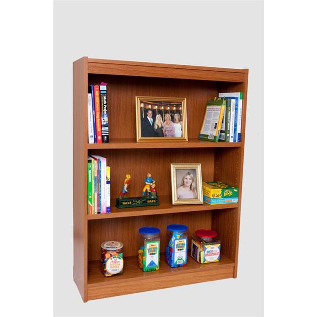 5 Shelf Laminate Bookcase Medium Oak