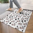 thumbnail image 4 of White Cow Floral Crown Pattern Door Rugs,Washable Non Slip Door Mats Indoor,Decorative Door Mats,Entry Mat Indoor for Entrance,Bedroom,Kitchen,Bathroom,17"x30", 4 of 6