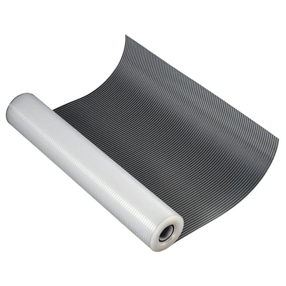 Non-Slip Shelf Liner Roll, 11.8 x 59 Inches Waterproof EVA Kitchen Cabinet Shelf Protector, Drawer Liner, Anti-Slip Table Mat, Transparent Liner for Refrigerator, Versatile and Easy to Cut