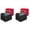 Red2, variant on 6 Pack Thickened Reusable Lint-Free Cleaning Cloths, Absorbent Microfiber Streak-Free Wipes for Kitchen Counter, Window Glass, Auto Car Detailing & Household Surfaces