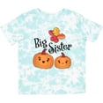 thumbnail image 3 of Inktastic Big Sister Pumpkins with Fall Leaves Girls Toddler T-Shirt, 3 of 5