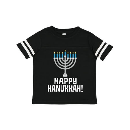 

Inktastic Happy Hanukkah Menorah Gift Toddler Boy or Toddler Girl T-Shirt