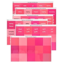 Hemoton  6 Sheets Planner Month Tabs Book Page Bible Marks for Books Pink