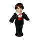 thumbnail image 1 of Colección de muñecas de porcelana para bodas, accesorios para casas de muñecas, hermosa mesa resistente Negro, 1 of 9