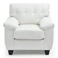 thumbnail image 4 of Glory Furniture Gallant Faux Leather Chair in White, 4 of 6