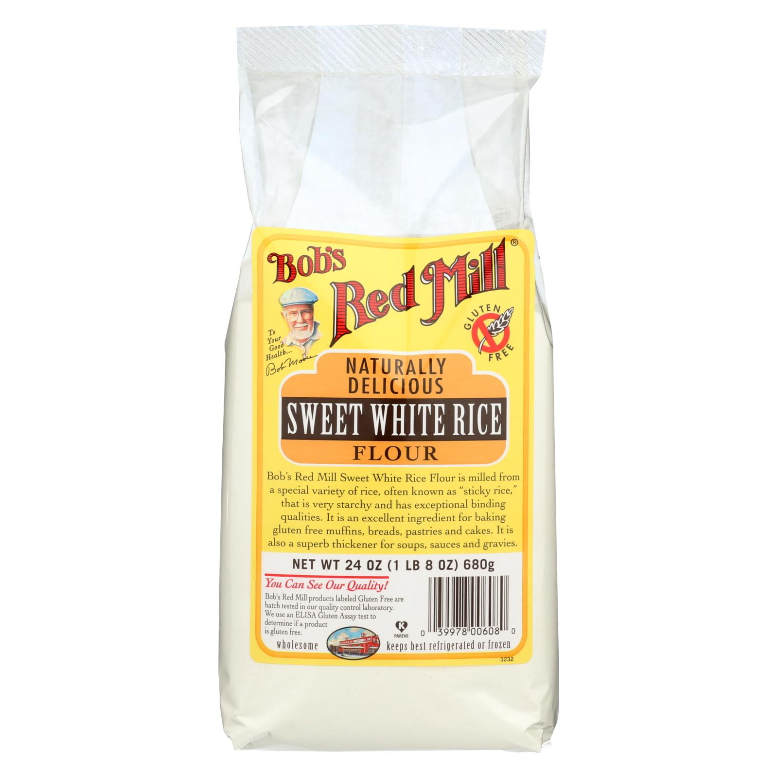 Bob's Red Mill Sweet White Rice Flour 24 oz Case of 4