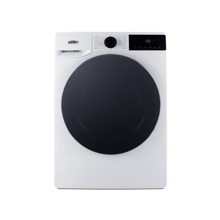 Summit 4.1 cu.ft. Dryer, ENERYSTAR Certified, 208-240V, 15.4 lbs Load, 24 Inch Wide, White - SLDV342