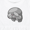 thumbnail image 4 of Inktastic Cute Manatee Family Girls Baby Dress, 4 of 5