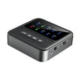 thumbnail image 1 of Adaptador de audio BT 5.4 con transmisor y receptor, reducción de ruido y pantalla, RCA de 3,5 mm, entrada auxiliar para cine, auriculares, PC y TV., 1 of 7