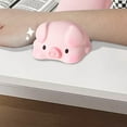 thumbnail image 5 of Mouse Wrist Rest Animal - Cute Wrist Rest Support for Mouse Keyboard Computer Kawaii Mouse Pad Pig Animal Design Computer Arm Rest Pillow Rest Cushion Mat for Laptop Desk Office Supplies, Pink, 5 of 6