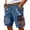 Dark Blue, variant on We The People Script Cargo Shorts with 1776 To 2026 Badge and Relaxed Fit, Awesome For Town Hall Meetings Historical Tours Khaki M